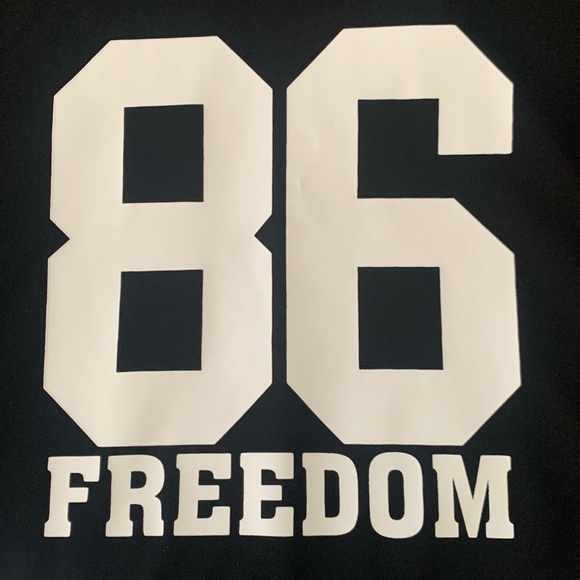 Varsity High Low Hem Hooded dress - Picture 6 of 8